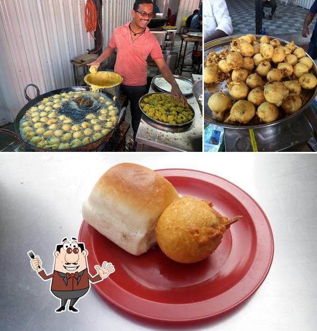 Food at Bhagawati Vada Pav Centre