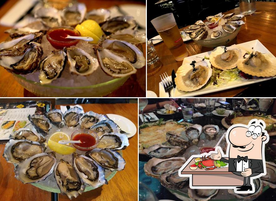 Get seafood at Oyster Station