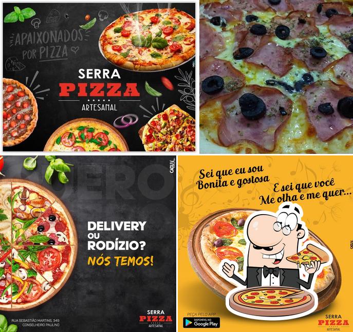 Consiga diversos tipos de pizza