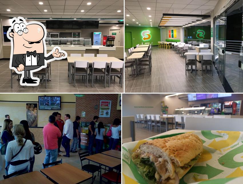 Veja imagens do interior do Subway