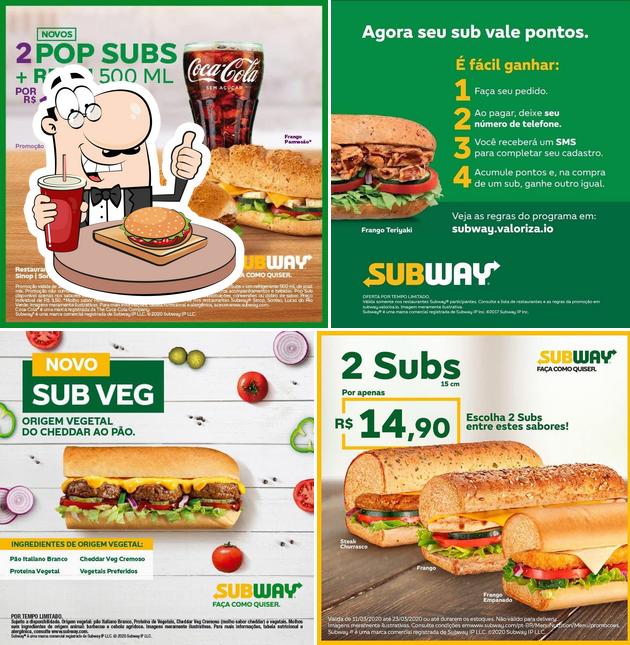 Os hambúrgueres do Subway irão saciar uma variedade de gostos