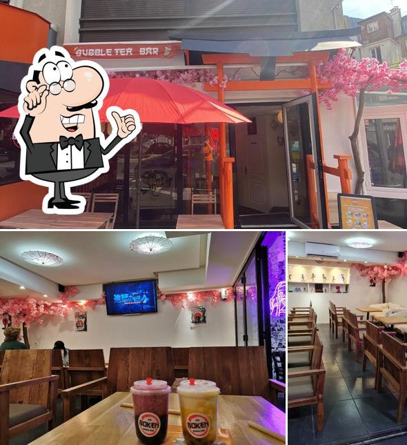 L'intérieur de Boken - Manga restaurant- Bar à Bubble Tea