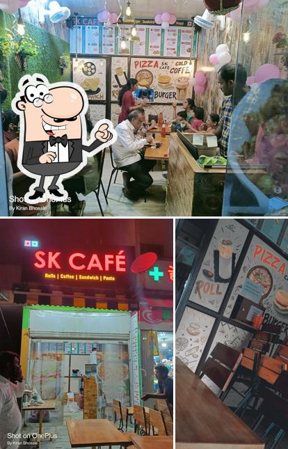 The interior of SK CAFE-Best cafe in talegaon dabhade