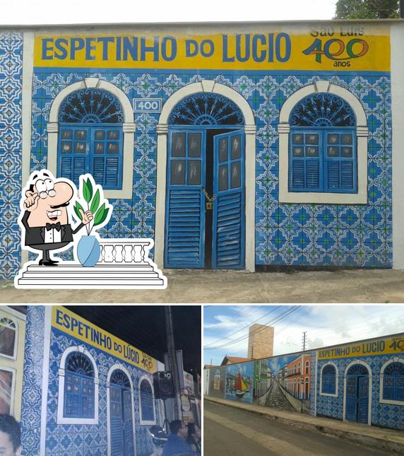 O exterior do Espetinho do Lúcio