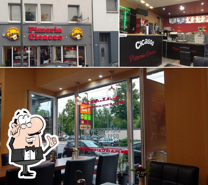 Интерьер "Pizzeria Cicasso Düsseldorf"