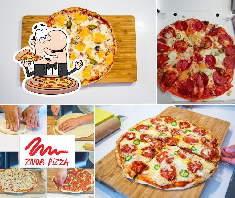 Choisissez différents genres de pizzas