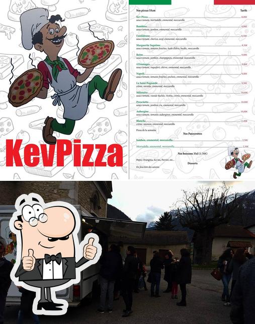 See the picture of Kev Pizza