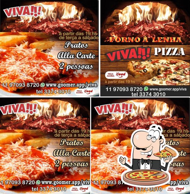 Peça pizza no Viva Emporio & Trattoria