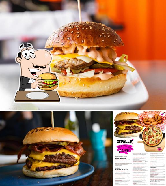 Les hamburgers de Grillé Burgers & Fried Chicken will satisferont différents goûts