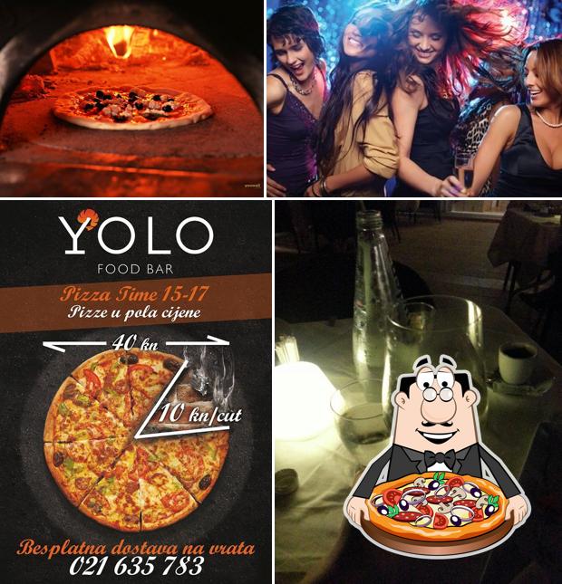 Order pizza at Yolo