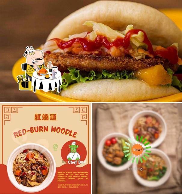 Comida em Bao Story Vegan