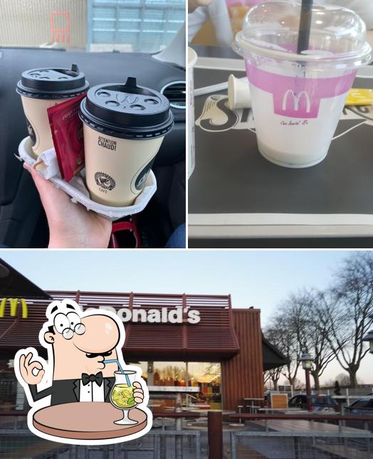 L’image de la boire et nourriture de McDonald's Lutterbach’s