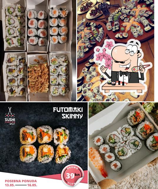 Choisissez de nombreuses options de sushi