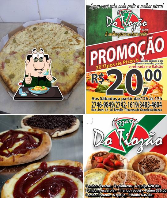 Comida em Pizzaria do Tiozão