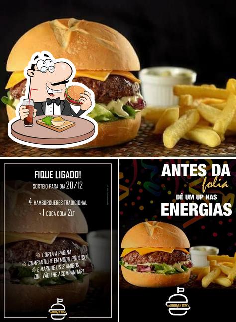 Experimente um hambúrguer no The Burger Boss