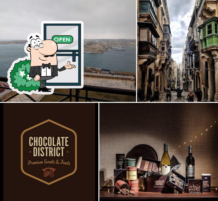 The exterior of Chocolate District