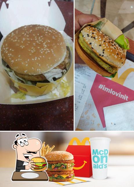 Get a burger at McDonald's India