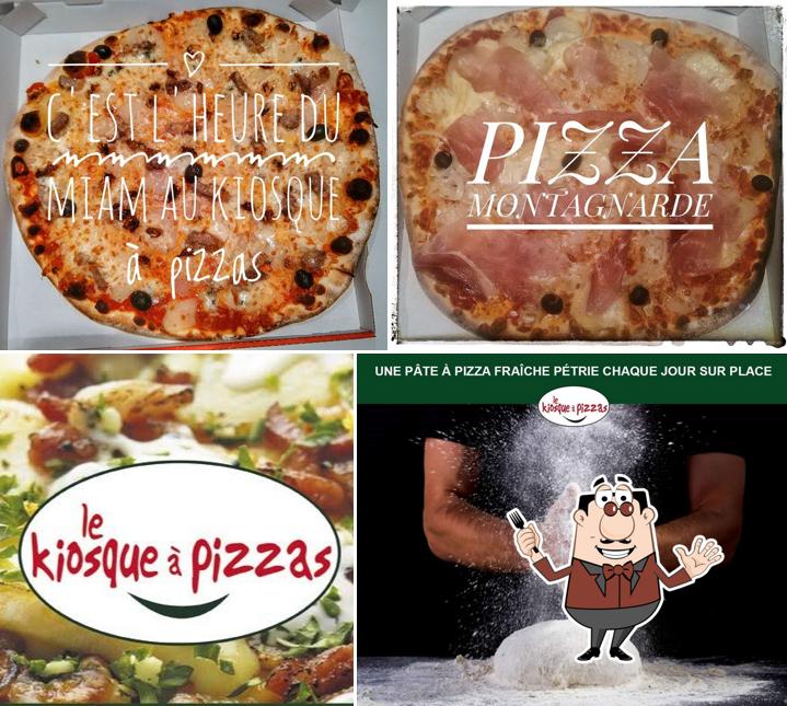 Nourriture à Le Kiosque à Pizzas