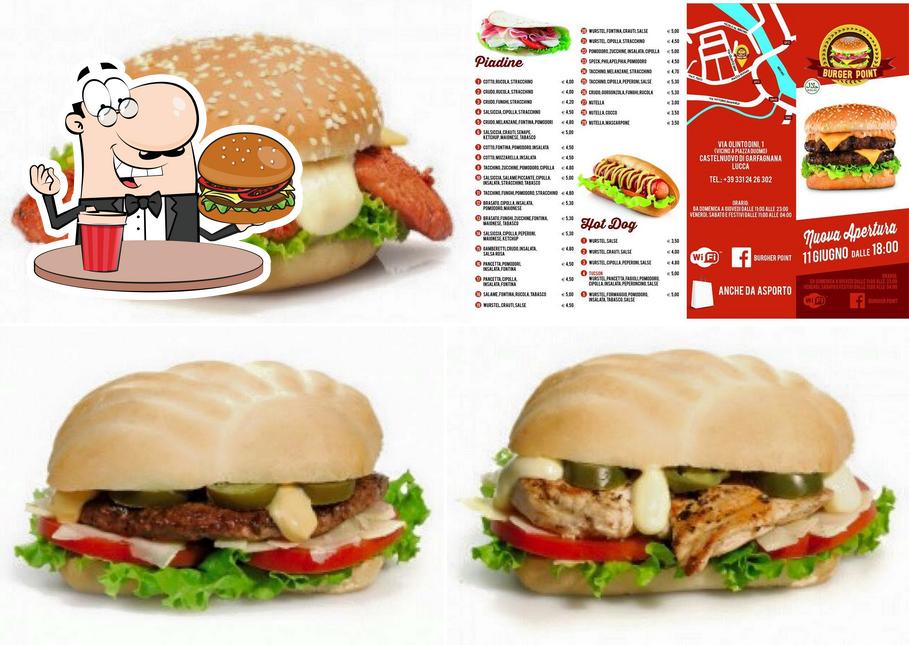 Gli hamburger di Burger point & kebab potranno soddisfare molti gusti diversi