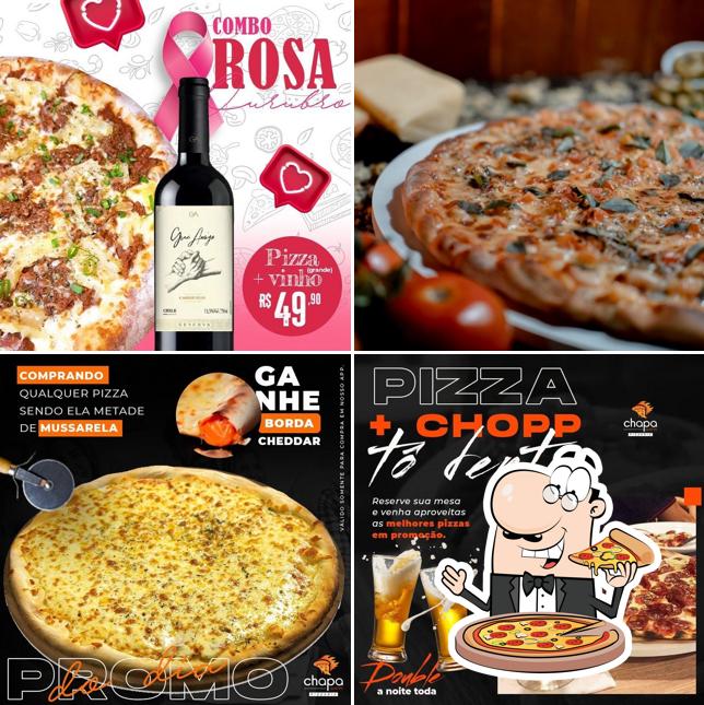 Consiga pizza no Chapa Quente Pizzaria