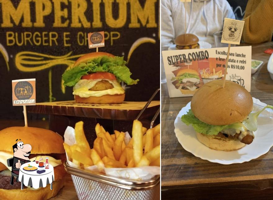 Os hambúrgueres do IMPERIUM Burger & Chopp irão saciar diferentes gostos