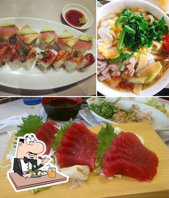 Comida en Ocean Sushi