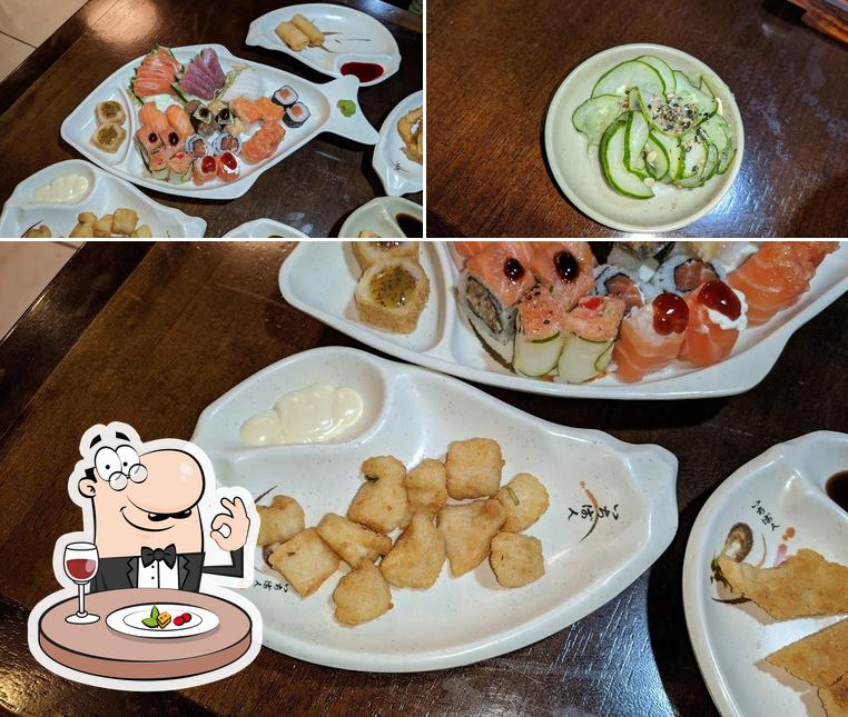Platos en Kasato Sushi