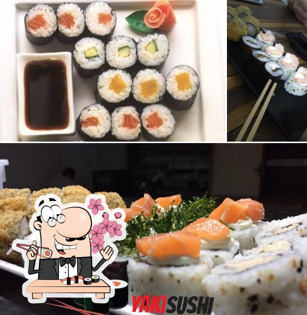 Experimente diversas opções de sushi