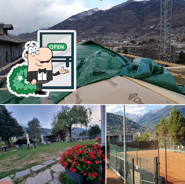 Gli esterni di Country Club Trattoria Bar Tennis