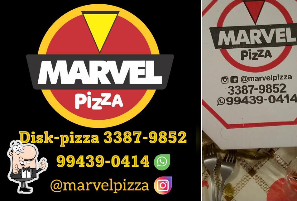 Look at the pic of Pizzaria Marvel