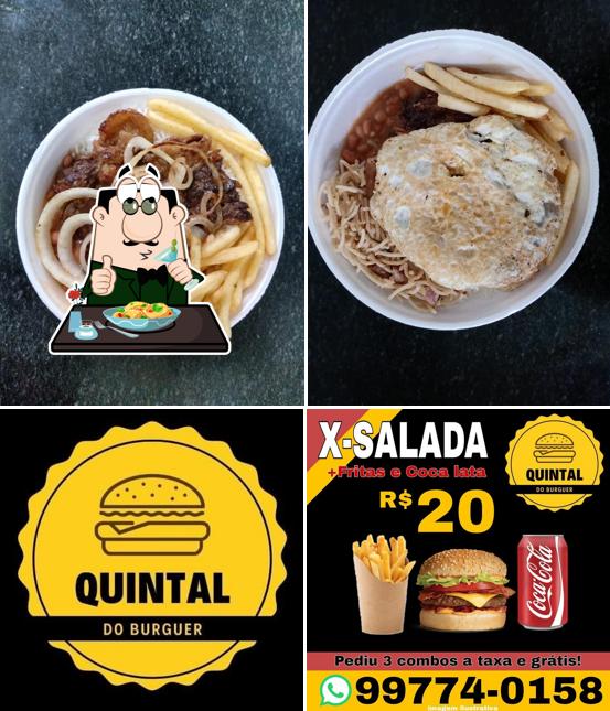 Comida em Quintal do burguer