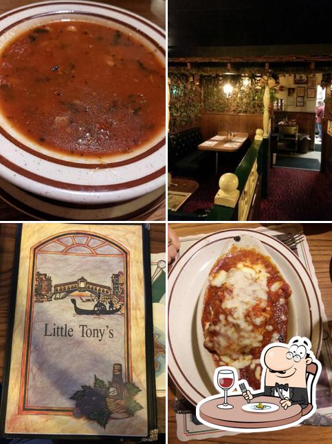 Meals at Little Tony's Italian Restaurant