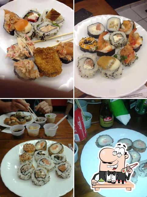 Try out various sushi options