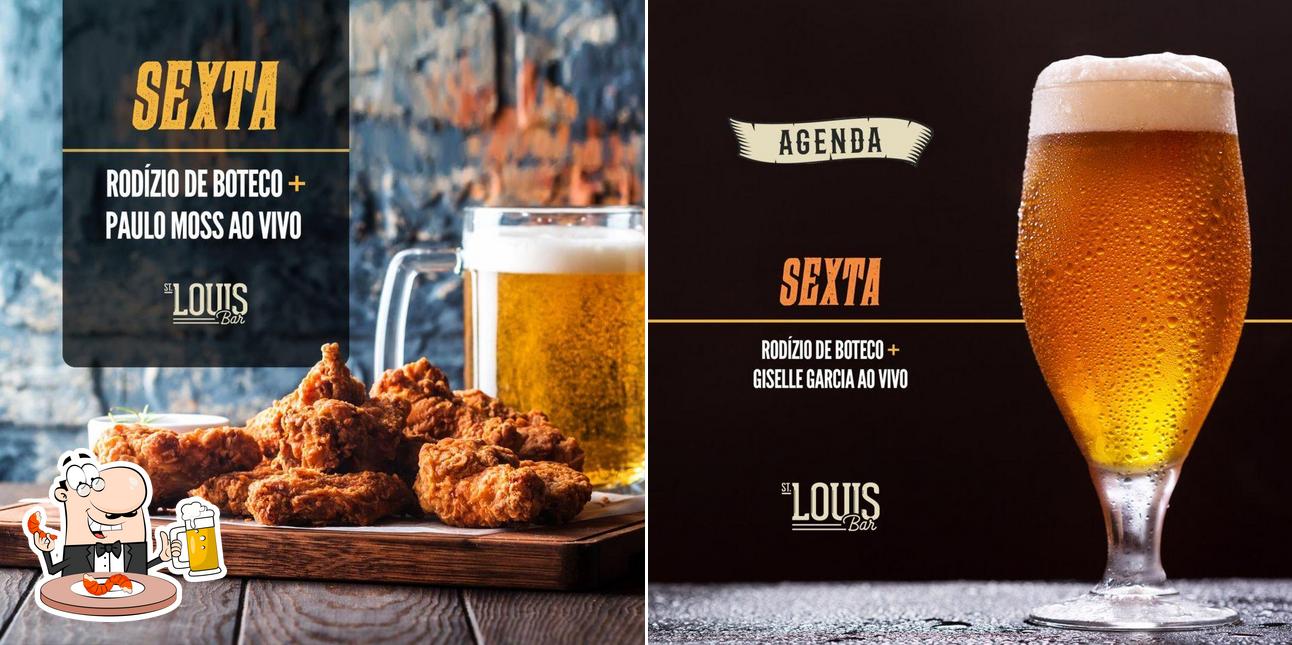 Saint Louis Bar offerece uma opção de cervejas