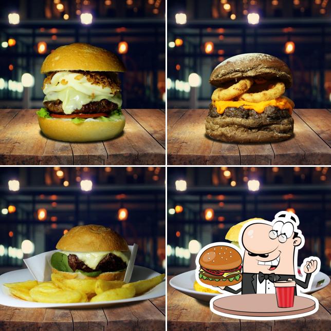 Consiga um hambúrguer no Santa Vaca Burger