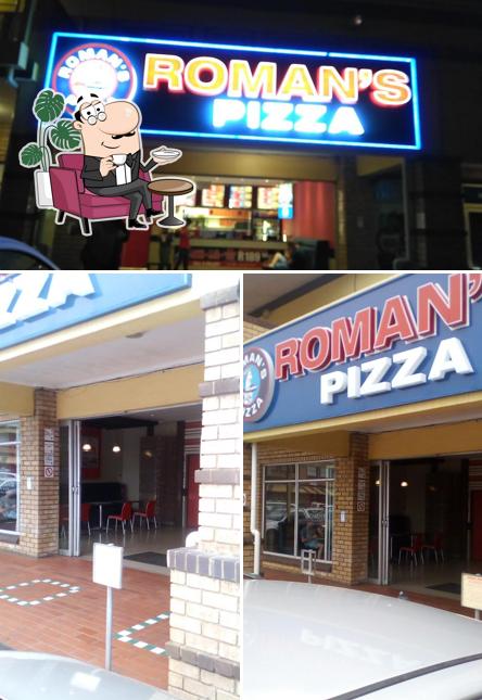 L'intérieur de Roman's Pizza Amanzimtoti