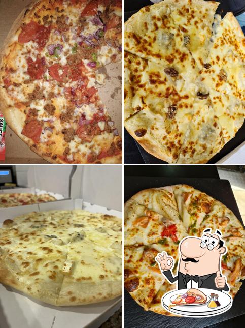 Prenez différents genres de pizzas