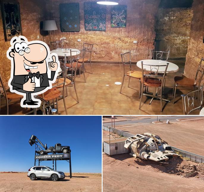 Look at this picture of Desert Cave Cafe