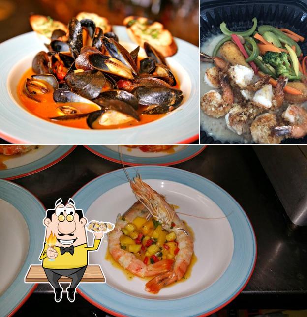 Попробуйте блюда с морепродуктами в "Caffe Andiamo"