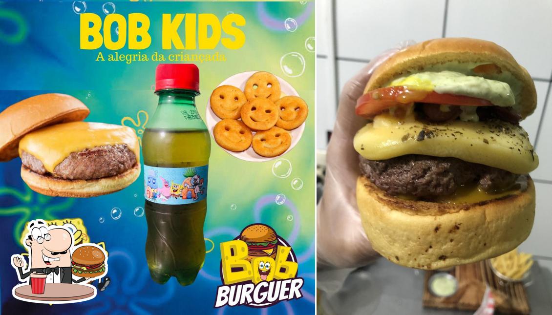 Consiga um hambúrguer no Bob Burguer