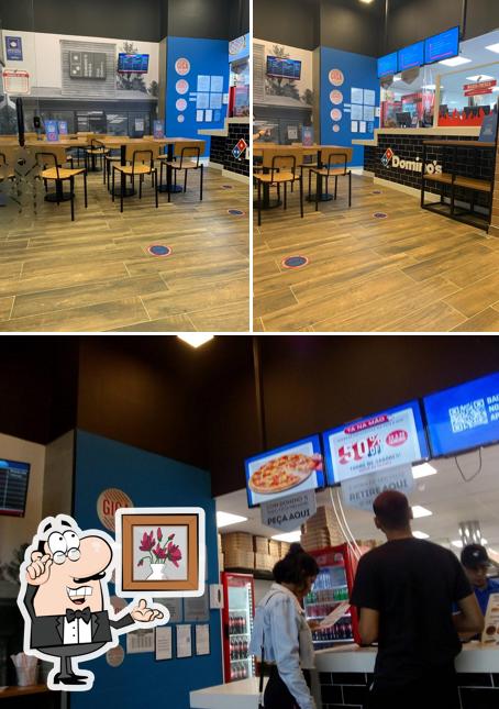 O interior do Domino's Pizza - Vila Gopoúva