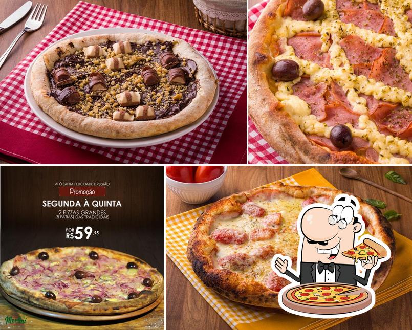 Peça pizza no Pizzaria Família Merlini