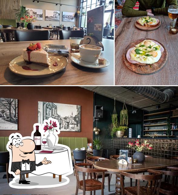 Estas son las fotos que muestran comedor y interior en Kade Z - Brasserie - Bediening met een lach
