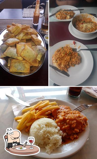 Food at Kiosk Praia dos Sonhos