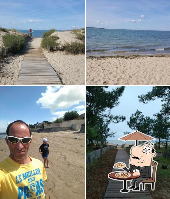 L'extérieur de Les Martines à La Plage