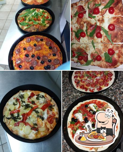 Essayez de nombreux types de pizzas