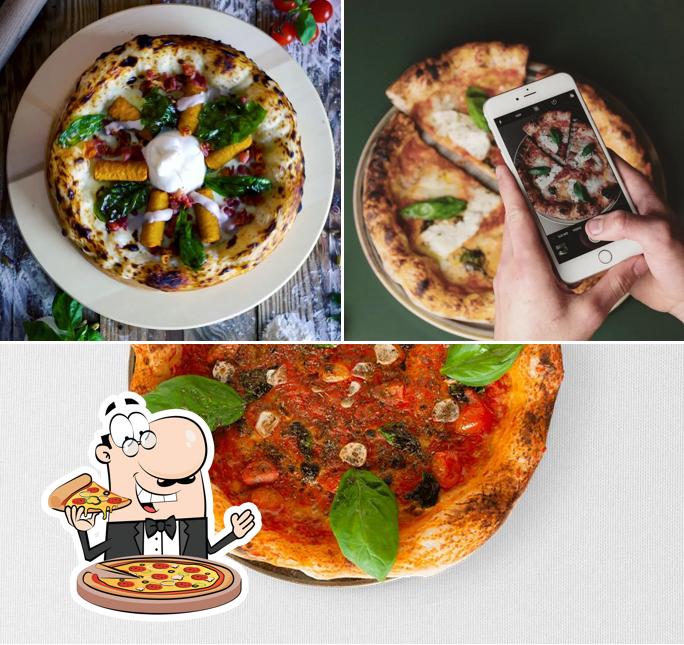 A Vulcano Milano Pizza e Burger, vous pouvez essayer des pizzas