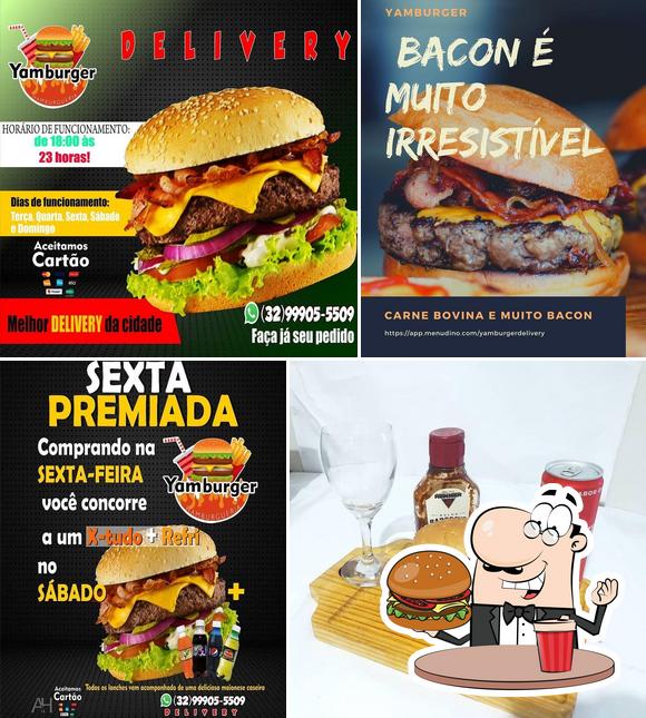 Peça um hambúrguer no Yamburger Delivery