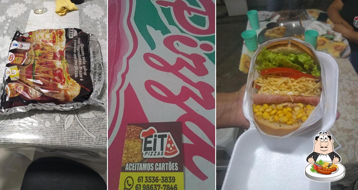 Platos en Eita Pizzas e Pastelaria caldo de cana