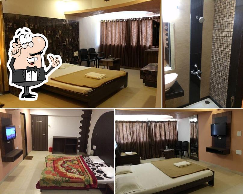 The interior of Hotel Rohit